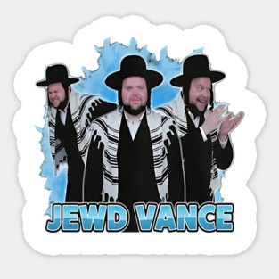 Jd Vance Jewish Jewd Vance Sticker
