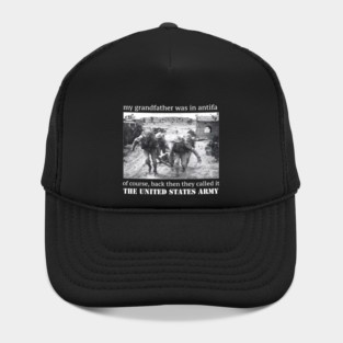 My Grandfather was in Antifa, Back Then They Called it the US Army Hat