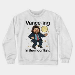 Vance-ing in the moonlight JD Vance meme Crewneck Sweatshirt