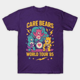 Care Bears World Tour 85 Rock Band T-Shirt