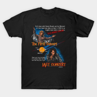 Ozzy Osbourne The First And Last Concert T-Shirt