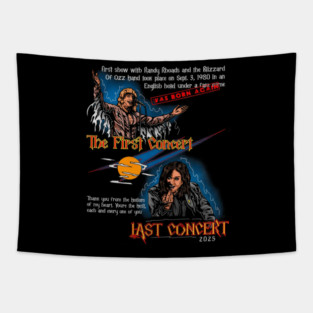 Ozzy Osbourne The First And Last Concert Tapestry