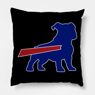 Buffalo Bills Bulldog – Funny Dog Lover Football Pillow
