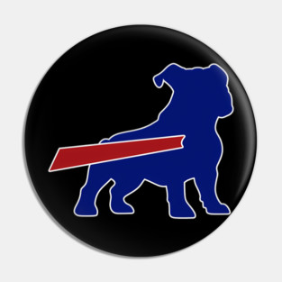 Buffalo Bills Bulldog – Funny Dog Lover Football Pin