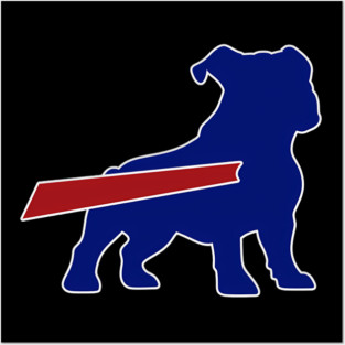 Buffalo Bills Bulldog – Funny Dog Lover Football Posters and Art
