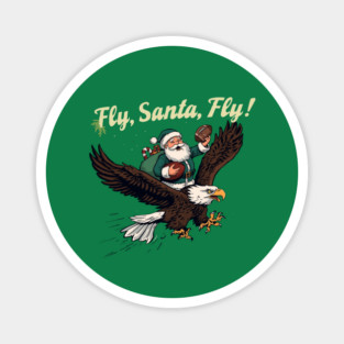 Fly Santa Fly Magnet