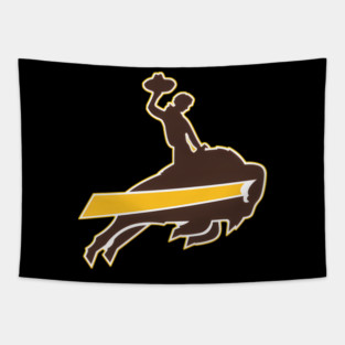 Wyoming Bills – Cowboy Buffalo Football Western Style Tapestry
