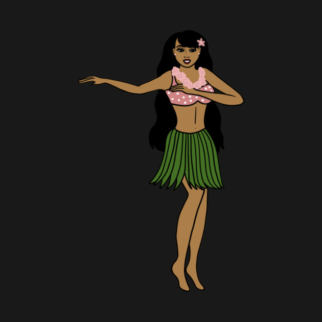 Aloha Tropical Dancing Girl Vacation by logiamerch
