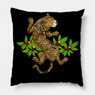 Jaguar Animal Tropical Cat Pillow