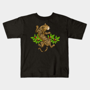 Jaguar Animal Tropical Cat Kids T-Shirt