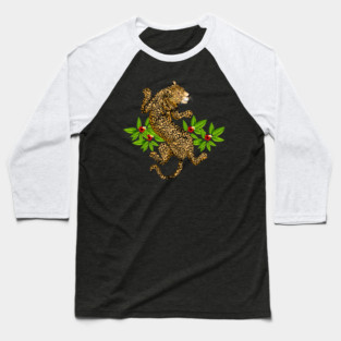 Jaguar Animal Tropical Cat Baseball T-Shirt