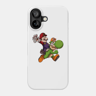 High Level Bros – Parody Retro Cartoon Design Phone Case
