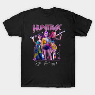 Kpop Demon Hunters Shirt, Huntrix Girl T-Shirt, Kpop idol group M8349 T-Shirt