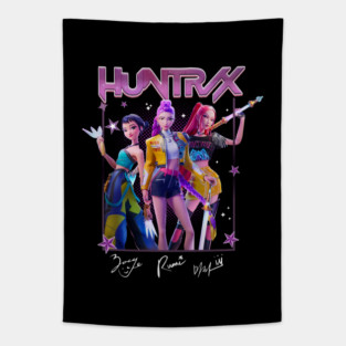 Kpop Demon Hunters Shirt, Huntrix Girl T-Shirt, Kpop idol group M8349 Tapestry