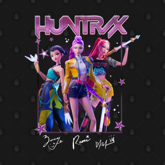 Kpop Demon Hunters Shirt, Huntrix Girl T-Shirt, Kpop idol group M8349 T-Shirt