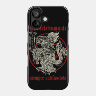 antifascist beast Phone Case