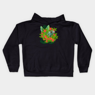 Lizard Animal Tropical Reptile South America Kids Hoodie