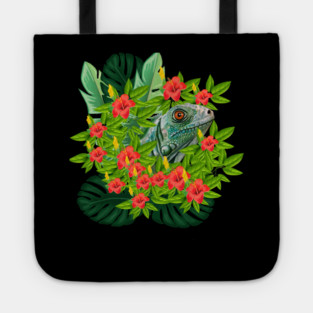 Lizard Animal Tropical Reptile South America Tote