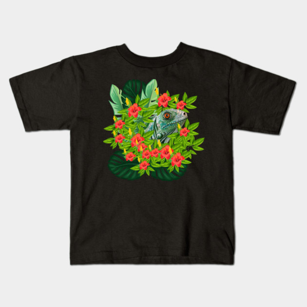 Lizard Animal Tropical Reptile South America Kids T-Shirt by logiamerch