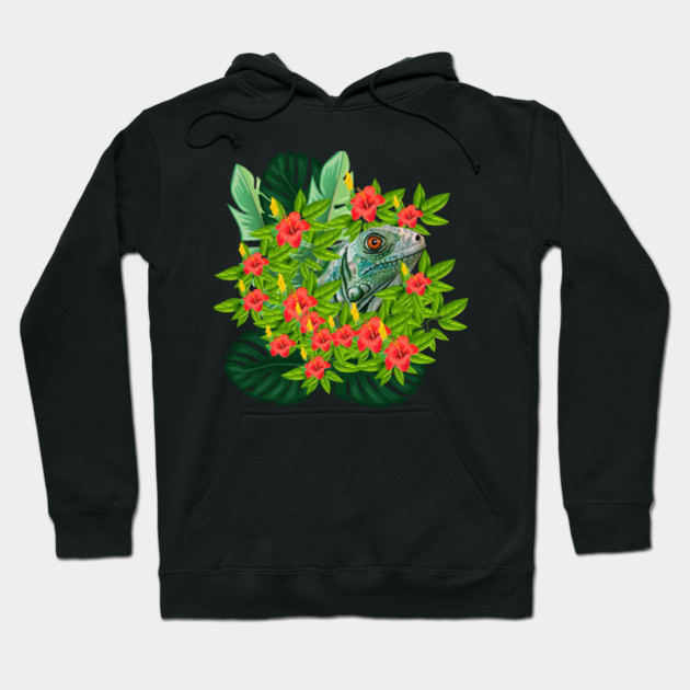 Lizard Animal Tropical Reptile South America Hoodie by logiamerch