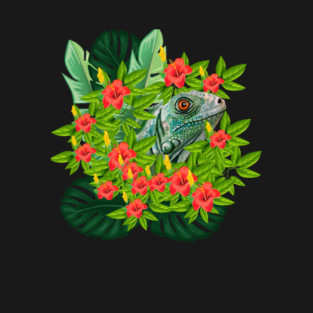 Lizard Animal Tropical Reptile South America T-Shirt