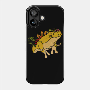 Tropical Frog South America Floral Phone Case