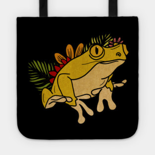 Tropical Frog South America Floral Tote