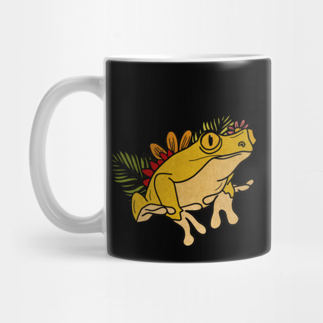 Tropical Frog South America Floral by logiamerch