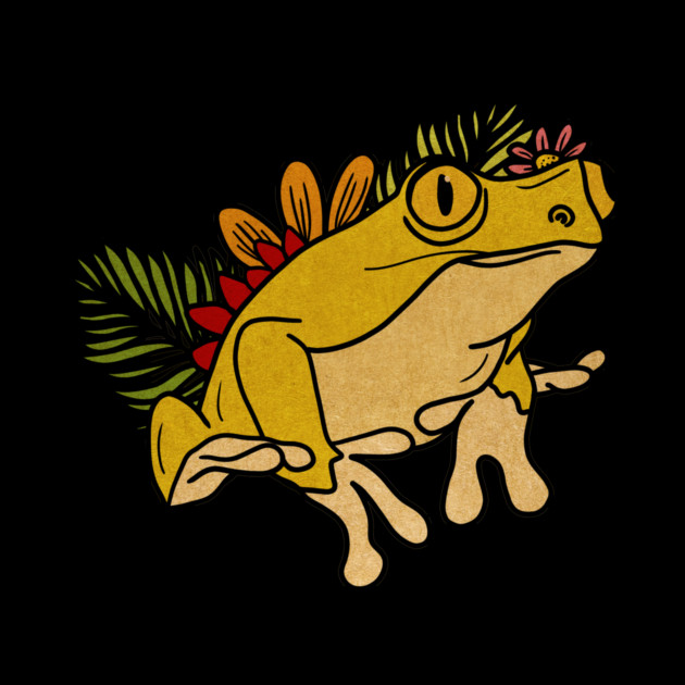 Tropical Frog South America Floral by logiamerch