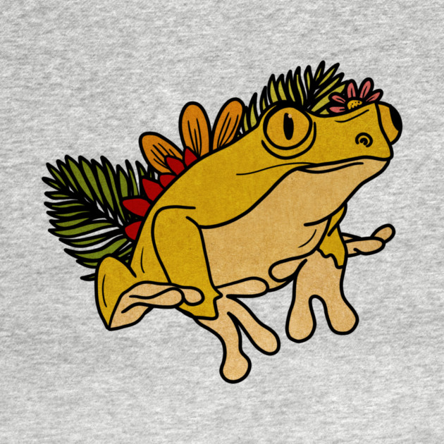 Tropical Frog South America Floral by logiamerch