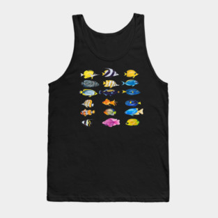 Tropical Fish Ocean Animal Tank Top