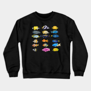 Tropical Fish Ocean Animal Crewneck Sweatshirt
