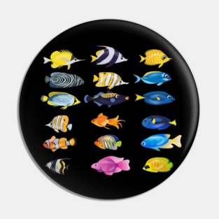 Tropical Fish Ocean Animal Pin