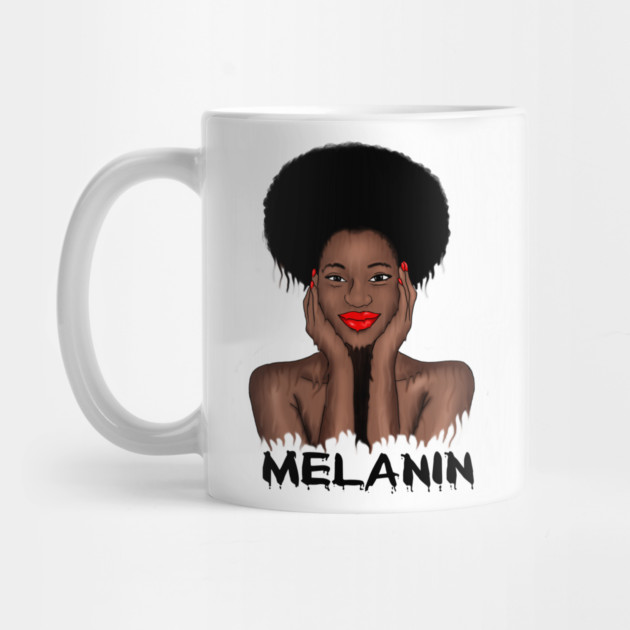 Melanin Drippin Afro Woman Black History by logiamerch
