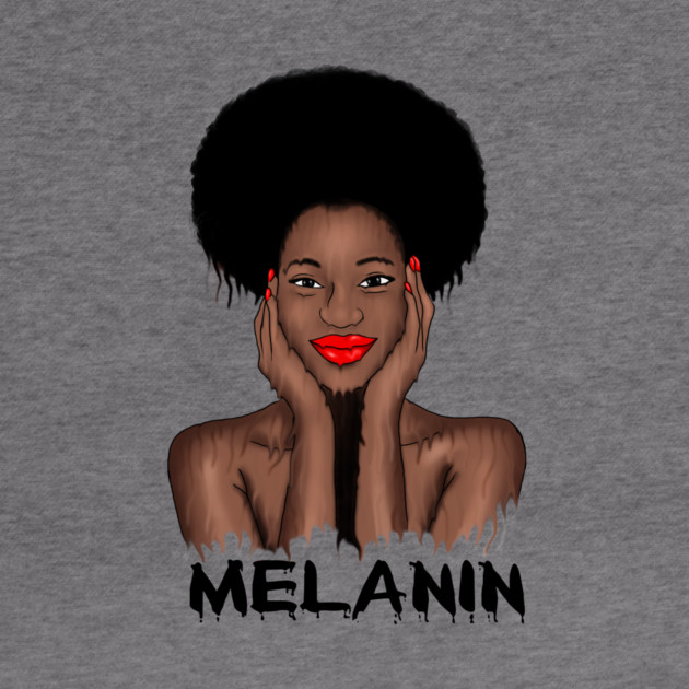 Melanin Drippin Afro Woman Black History by logiamerch
