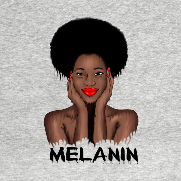Melanin Drippin Afro Woman Black History by logiamerch