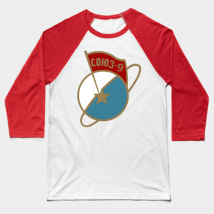 Soyuz 9 Mission Patch Tee | Soviet Space Program Hoodie - Retro Cosmonaut Design, Obscure Space Mission Apparel & Vintage Tech Graphic Baseball T-Shirt