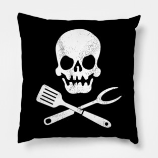 Cooking Skull Pillow