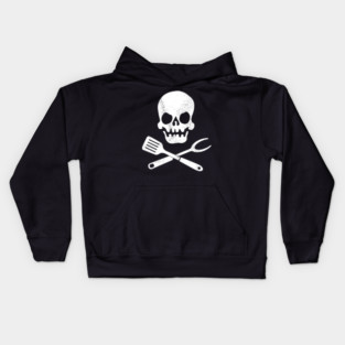 Cooking Skull Kids Hoodie