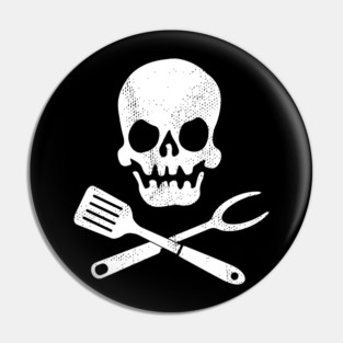 Cooking Skull Pin