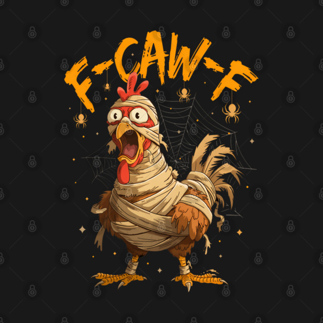 Funny F-Caw-F Chicken FCAWF Chicken - Funny F Caw F - T-Shirt | TeePublic