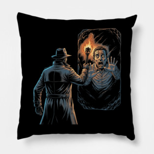 Archaeologist Discovers Galactic Smuggler in Frozen in Carbonite - Funny Pillow
