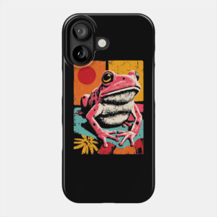Psychedelic Frog - Pop Art Amphibian Phone Case