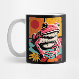 Psychedelic Frog - Pop Art Amphibian Mug