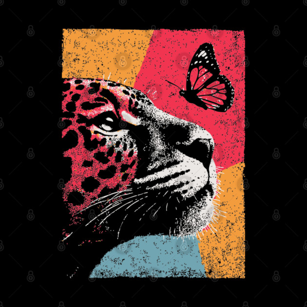 Jungle Serenity - Jaguar and Butterfly by TuncGK