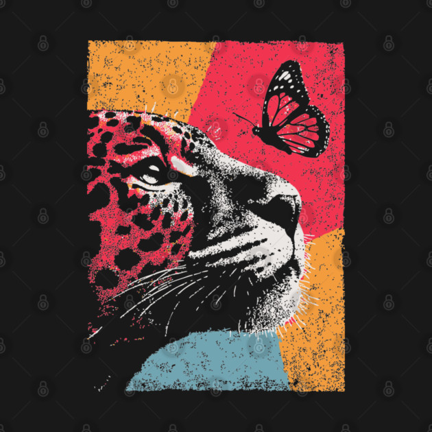 Jungle Serenity - Jaguar and Butterfly by TuncGK