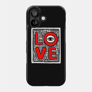 LOVE - Bold Pop Art Graphic Phone Case