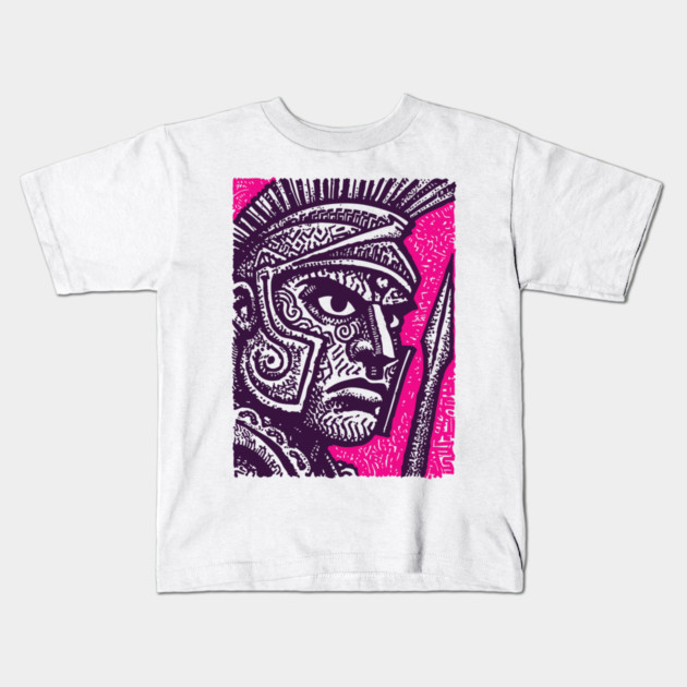 Roman Centurion - Graphic Novel Portrait Kids T-Shirt by TuncGK