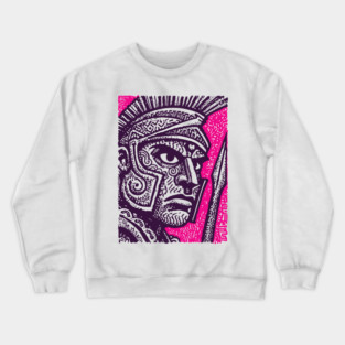 Roman Centurion - Graphic Novel Portrait Crewneck Sweatshirt