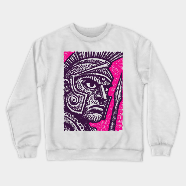 Roman Centurion - Graphic Novel Portrait Crewneck Sweatshirt by TuncGK